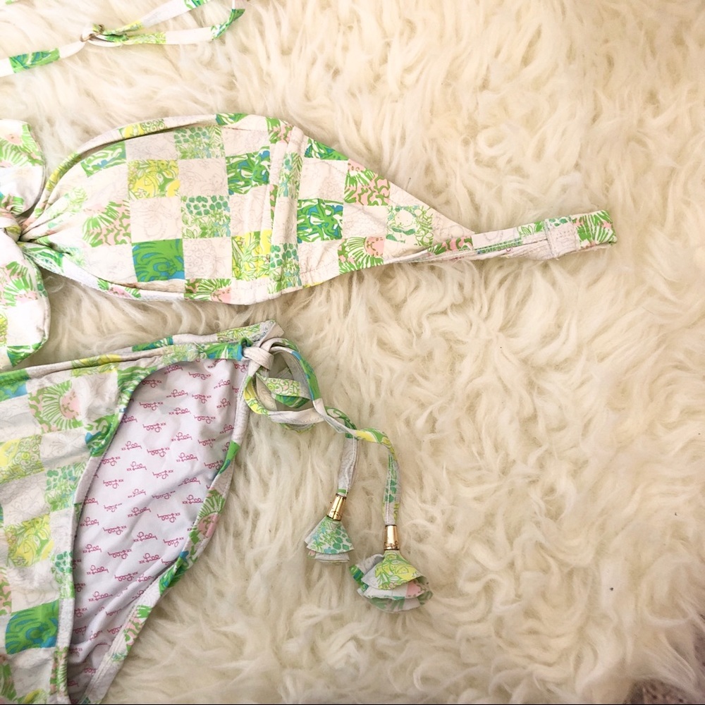 Lilly Pulitzer Lioness Patchwork Bikini Set - image 6